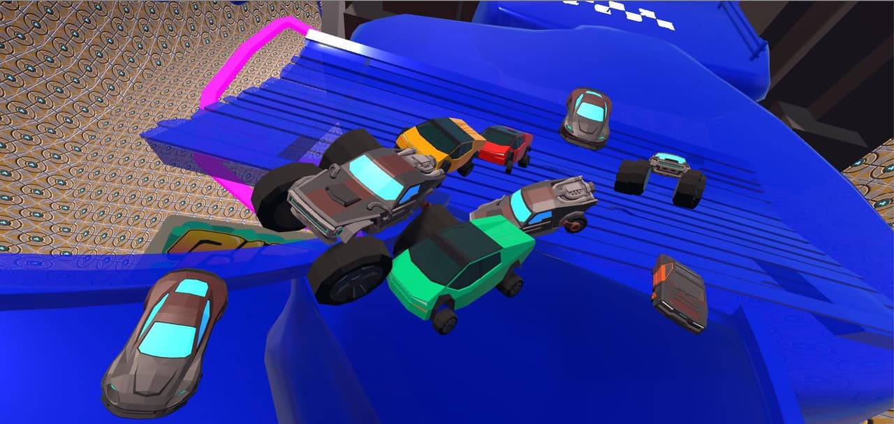 CYBERTRUCK VS CYBER CARS RACING