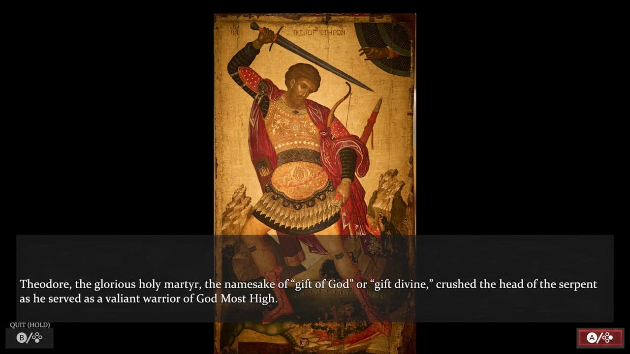 Synaxarion: Great Martyr Theodore the Tyro screenshot 6