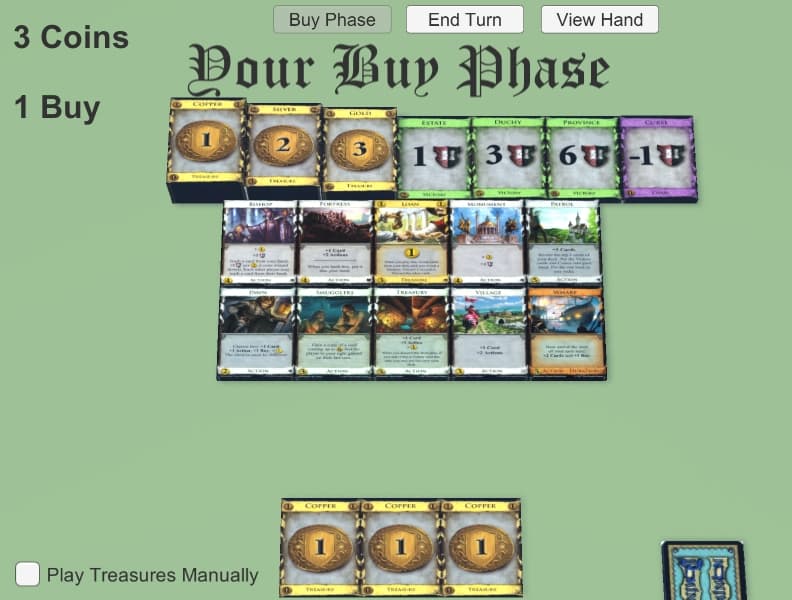 Dominion card game (Beta v0.1.2)