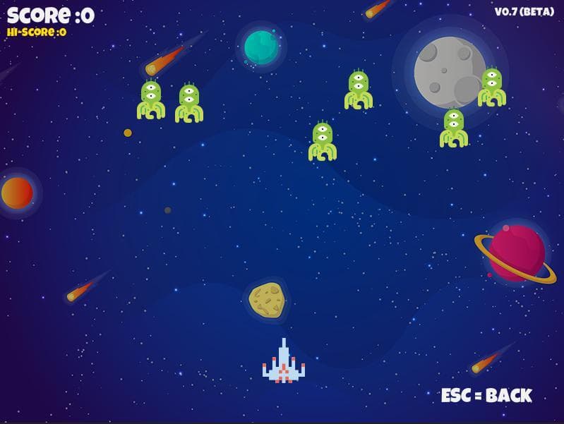 SPACE INVADERS (itch) (Blazee) screenshot 2