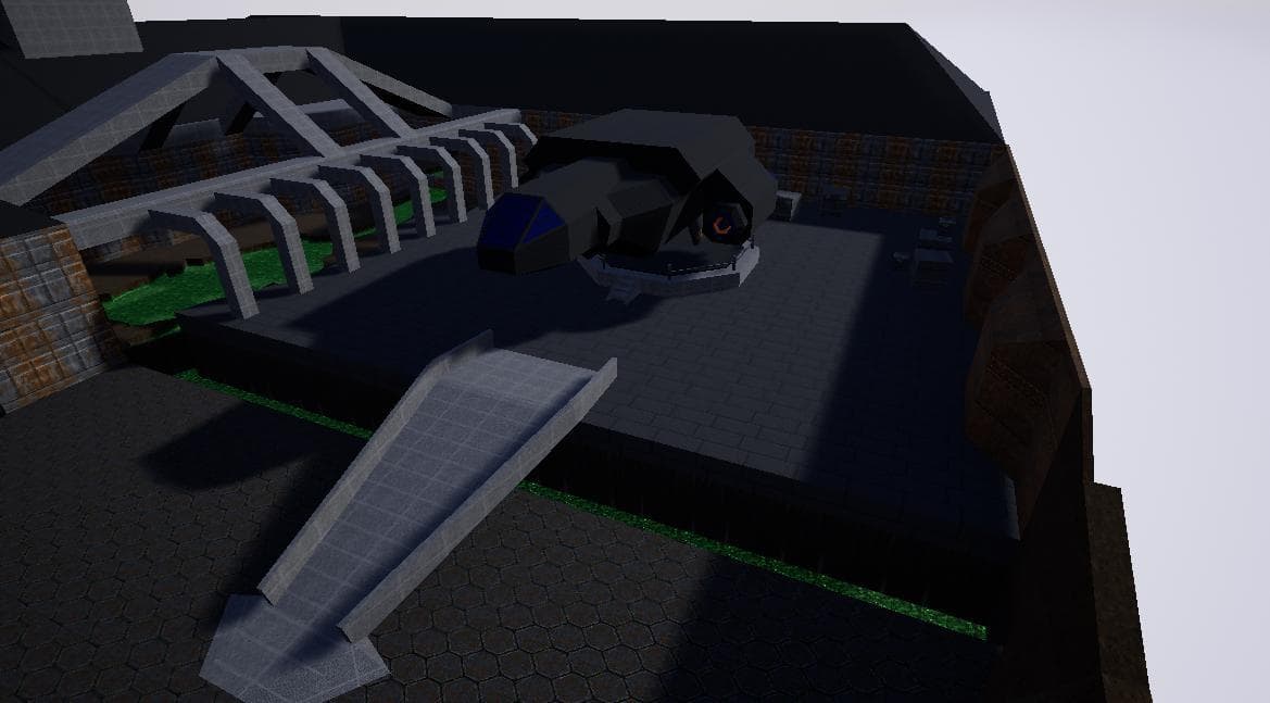 Doom E1M1 Remake with UE4 and Freedoom assets screenshot 2