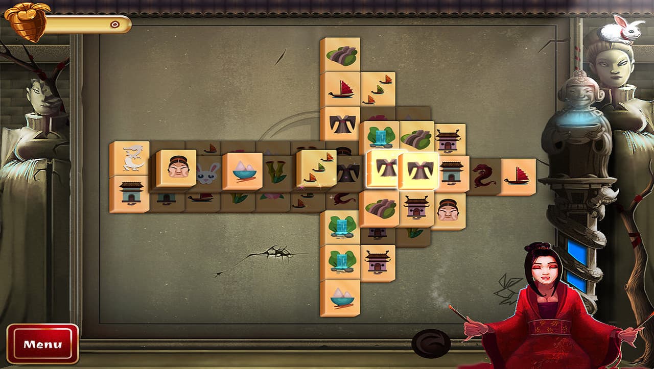 2D Mahjong Temple screenshot 2