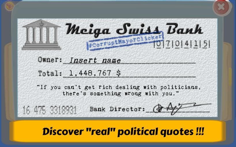 Corrupt Mayor Clicker screenshot 5