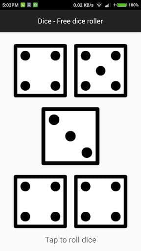 Dice - A free dice roller screenshot 4