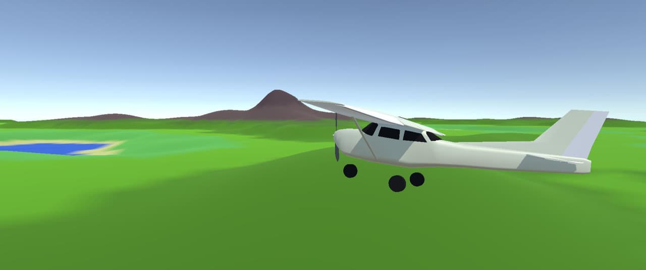 Unity3D Flight sim prototype screenshot 2