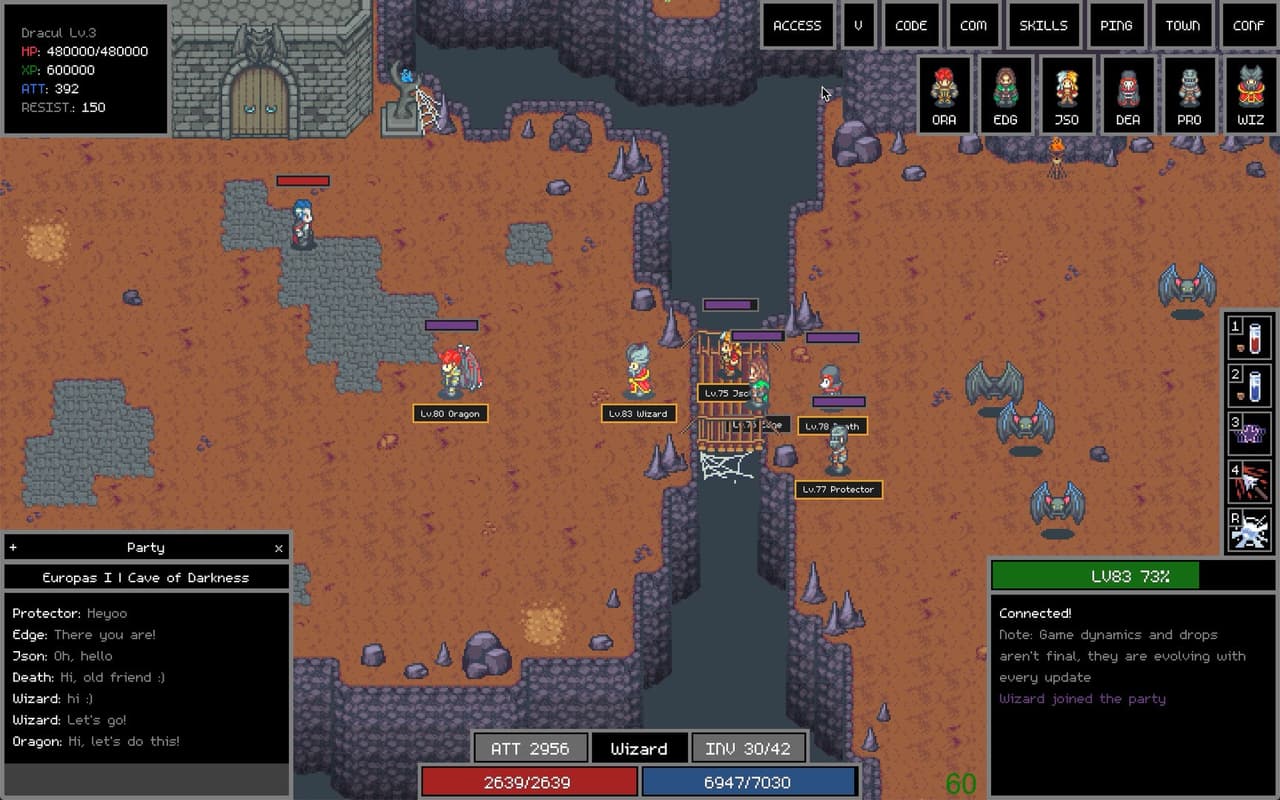 Adventure Land - The Code MMORPG screenshot 4