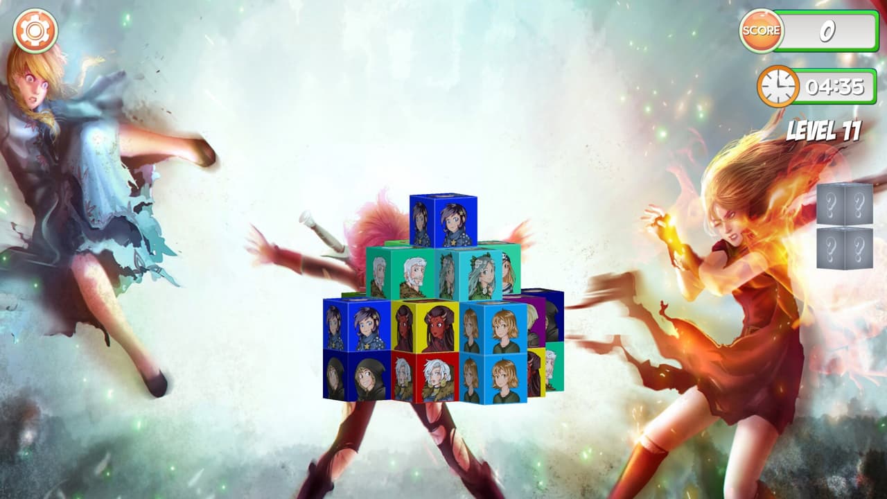 Mahjong Dimensions 3D - Fantasy Anime (itch) screenshot 2