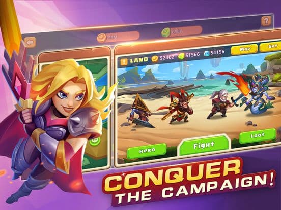 Idle Battles:Heroes vs Zombies screenshot 2