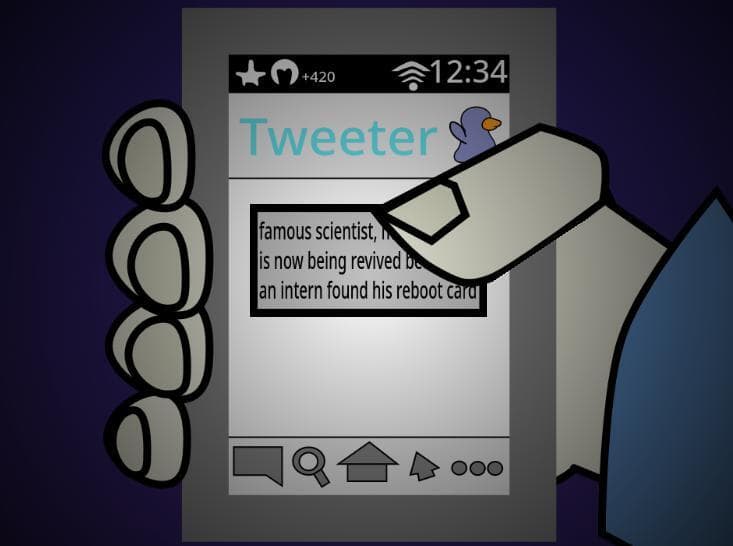 Mindless Scroll: an endless game about scrolling.. screenshot 3