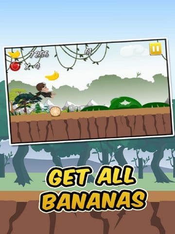 Banana Monkey Run - Crazy Spider Jump Minion Fun Rush screenshot 4