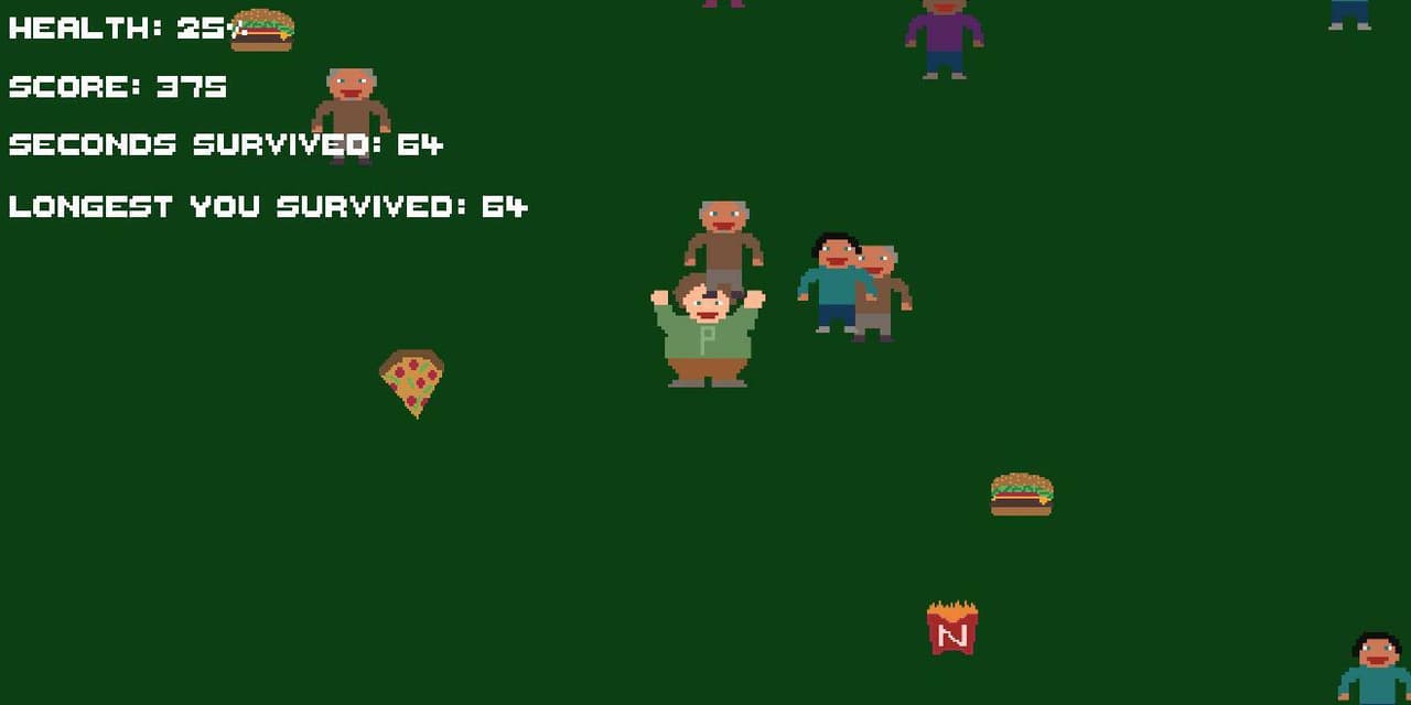 Junk Food Dodger | BlackThornProds Game Jam screenshot 2