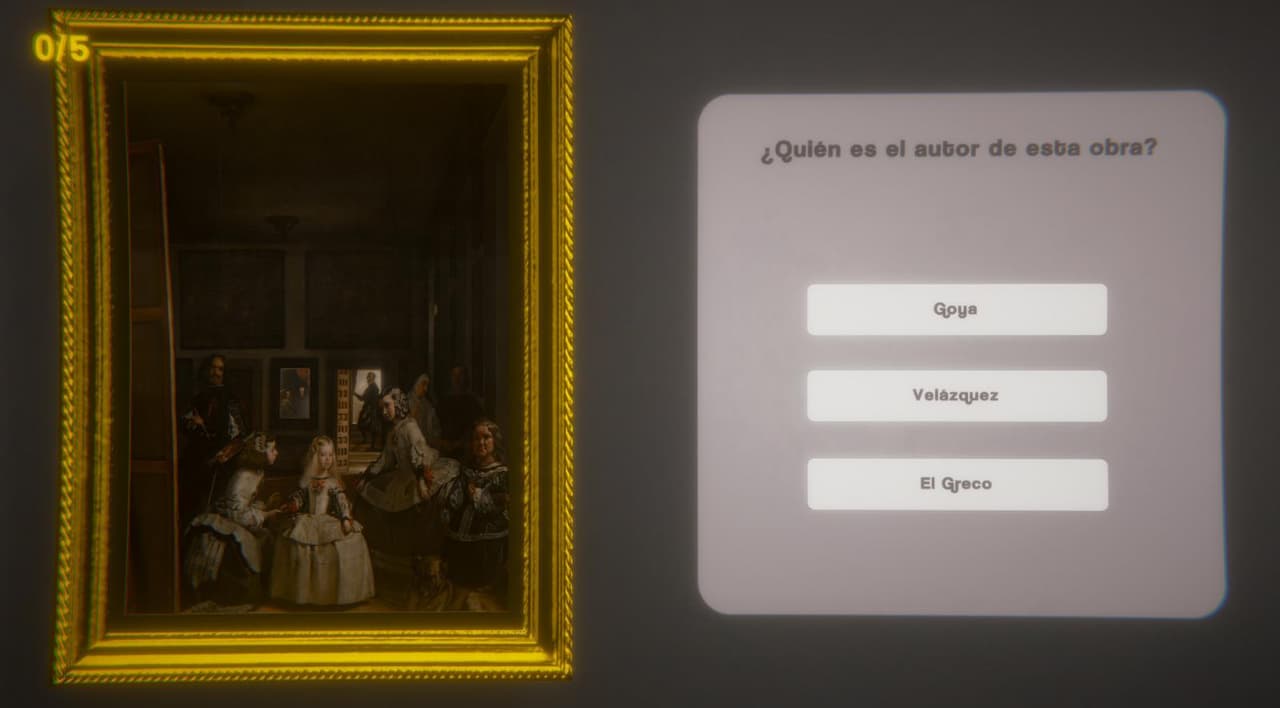 El Prado Quiz - Game Jam Madrid 2022 screenshot 3