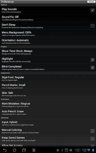 Enjoy Sudoku screenshot 5