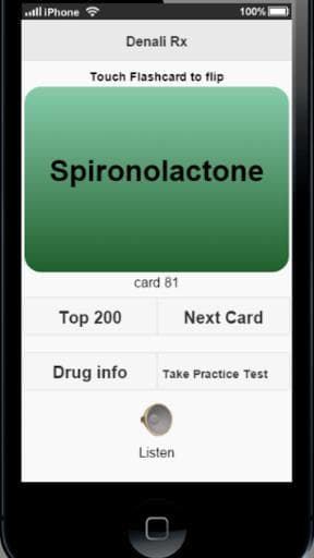 Top 200 Pharmacy Drugs Flashcards screenshot 5