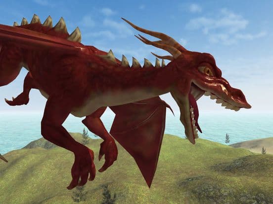 Flying Dragon Simulator Free: Fire Drake Blaze screenshot 2