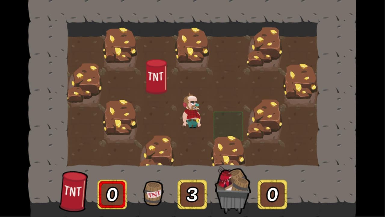Gold Bomber: Pickaxes are for losers!