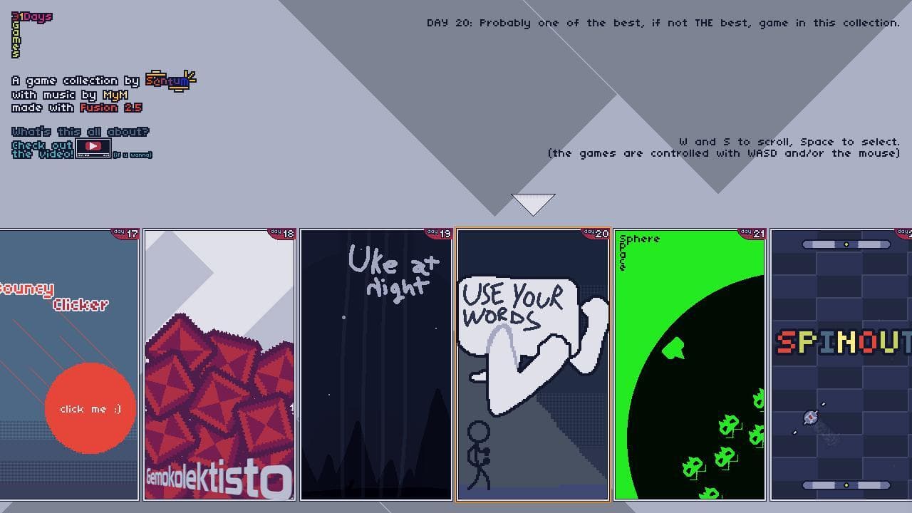 31 Days, 31 Games screenshot 2