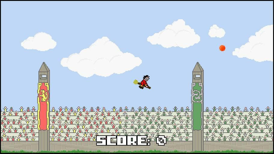Flying Wizard Broomstick Game screenshot 2