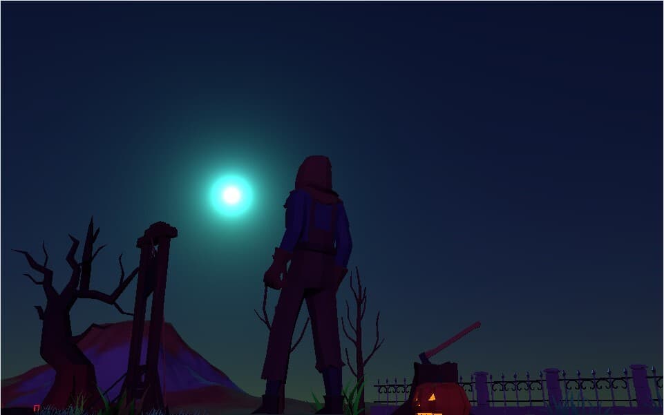 Spooky Halloween Scene