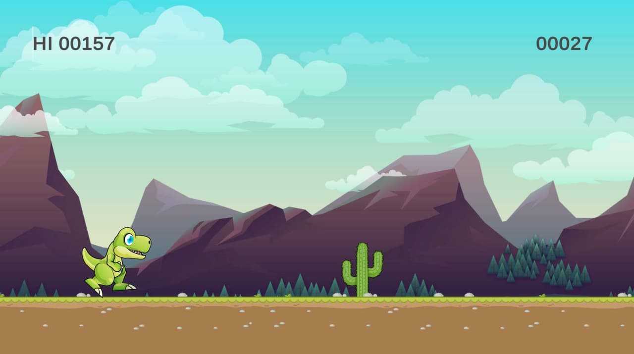 Chrome Dinosaur (bravedev) screenshot 2