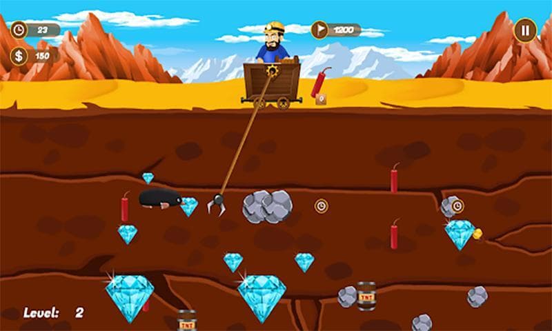 Diamond Miner - Funny Game (lisaweby) screenshot 4