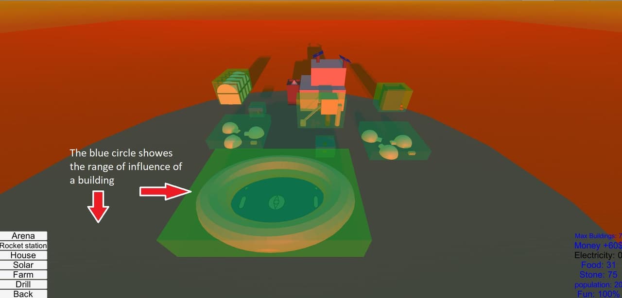 Mars building game (Alpha 0.1) screenshot 4