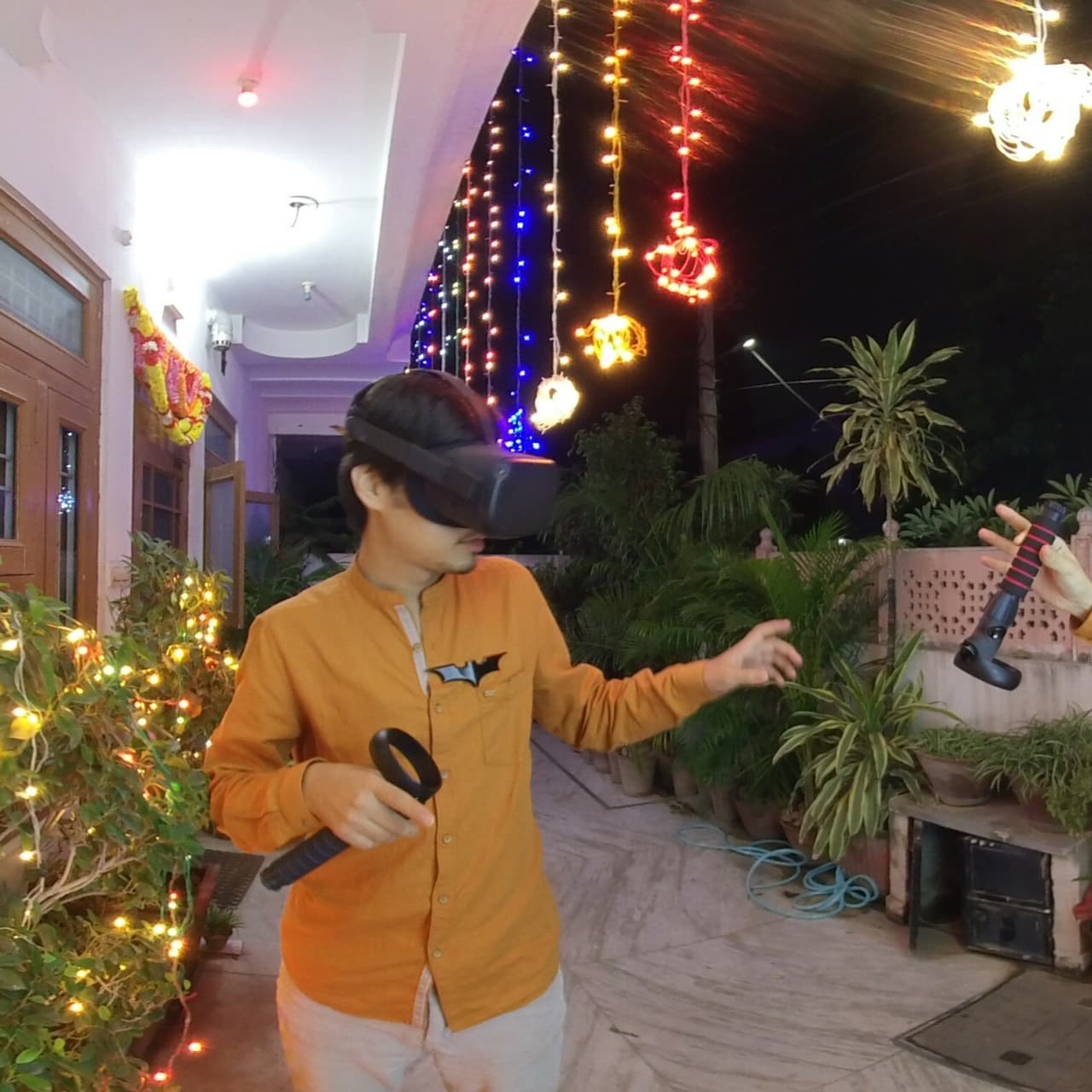 Hololens style controls in VR (WIP)