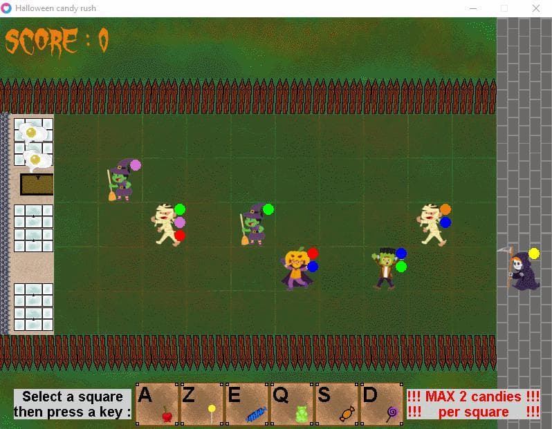 Halloween candy rush screenshot 2
