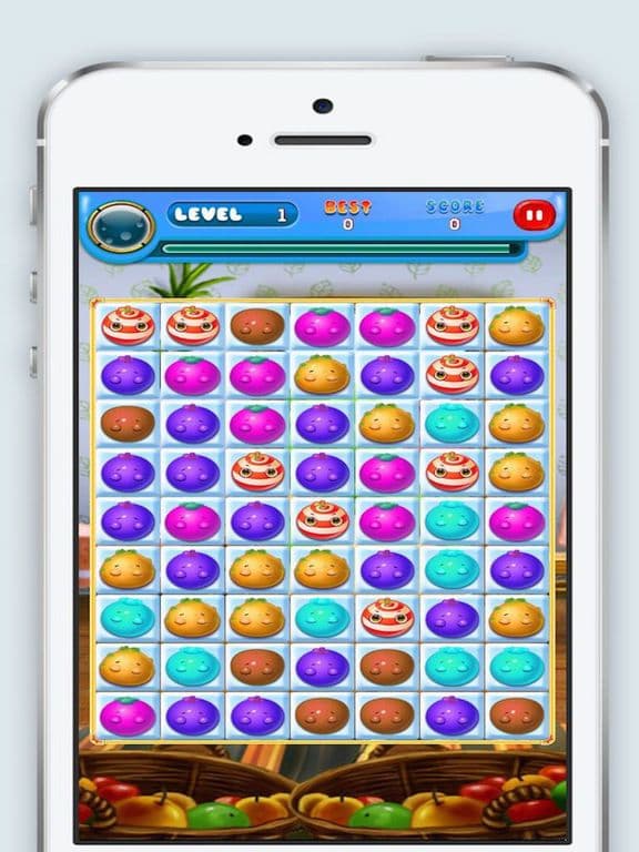 Fruit Crusher Match 3 entertainment super hit easy game screenshot 2