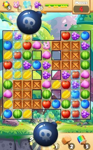 Fruits Forest Rescue - Match 3 Game