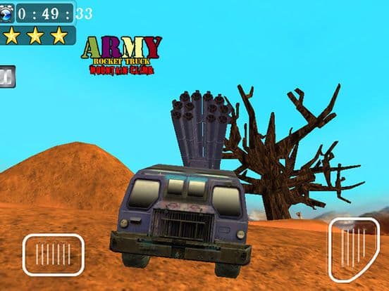 Army Rocket Truck Mountain Climb