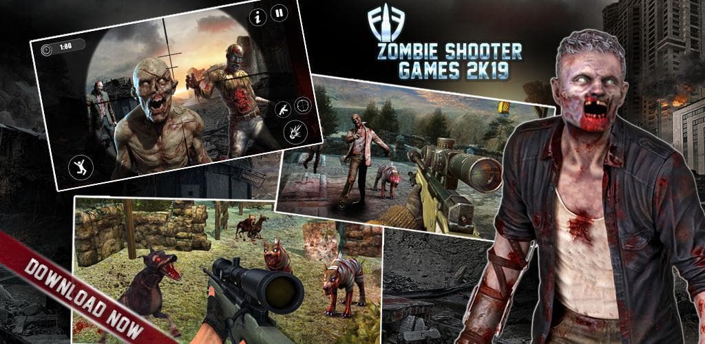Dead Shooting Target - Zombie Shooting Games Free