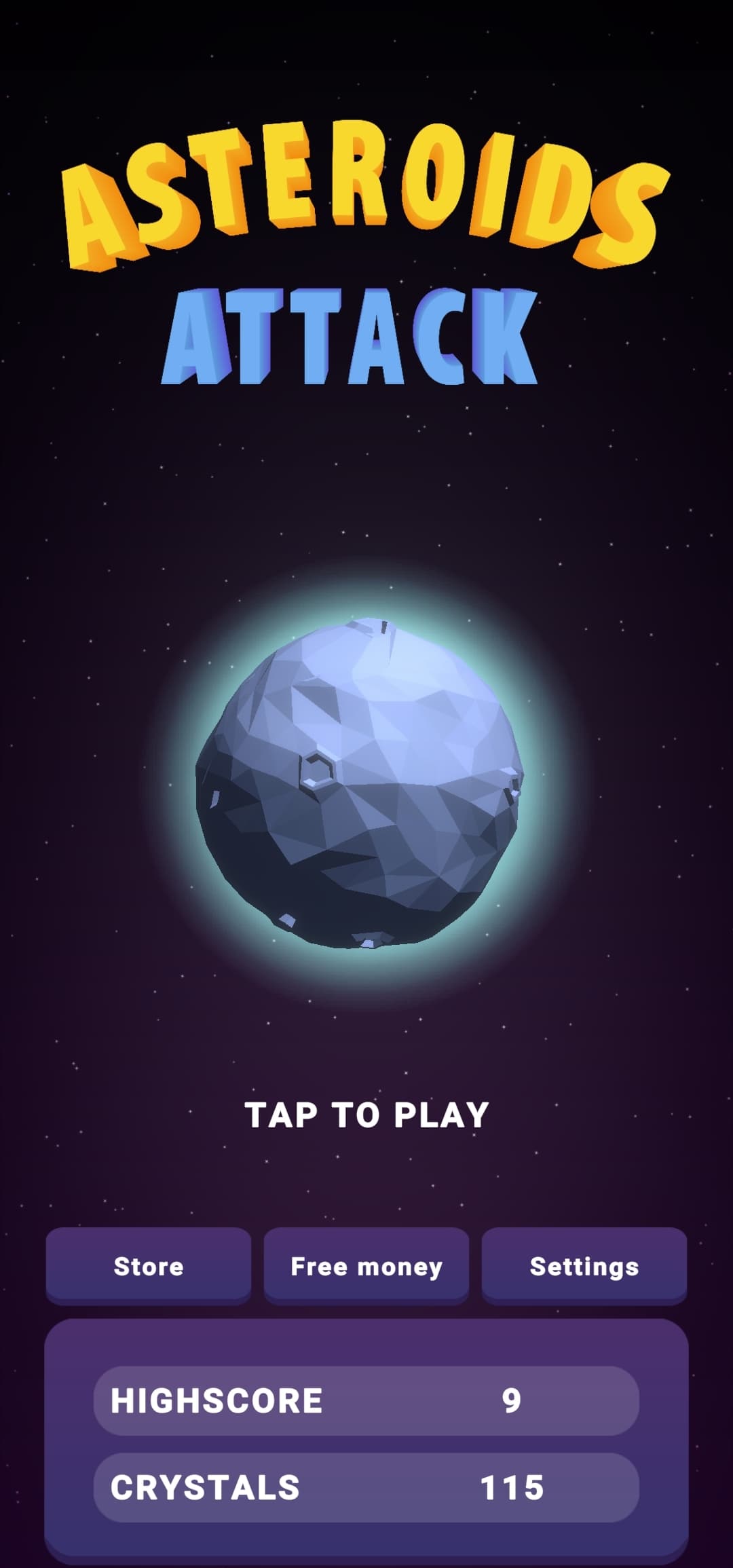 Asteroids attack (senjwizi) screenshot 2