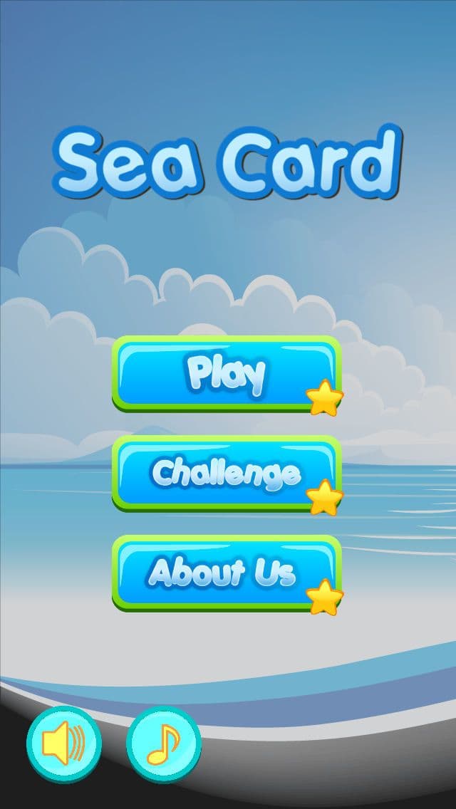 Card Rush: Funny Sea Animal SD screenshot 2