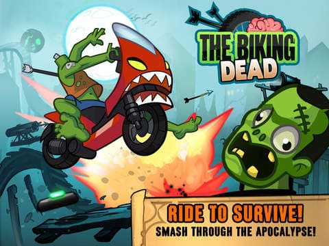 The Biking Dead: Ride, Shoot & Crash! screenshot 2