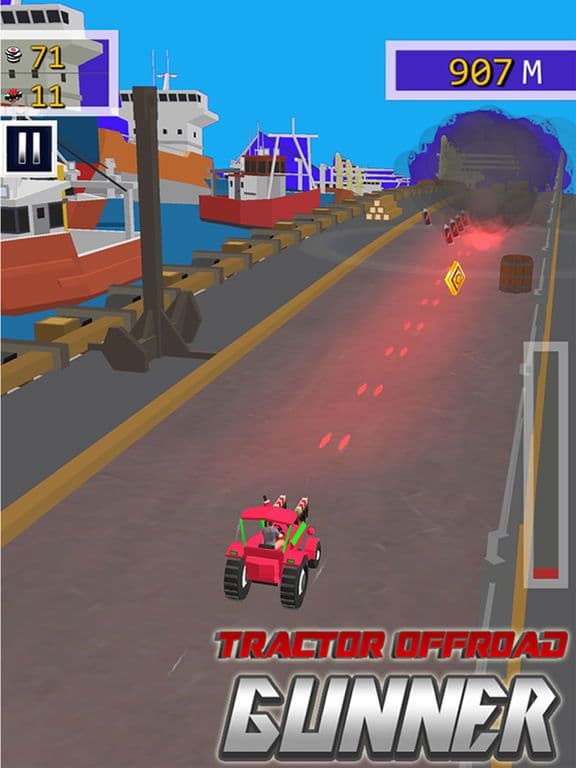 Tractor Offroad Gunner - Top Free 3D Racing Game screenshot 4