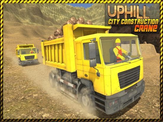 Hill Climb Construction Crane 3D Dumper & Forklift screenshot 3