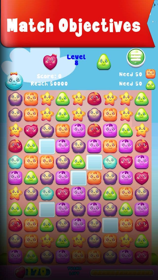 Cartoon Candies - New Puzzle Match