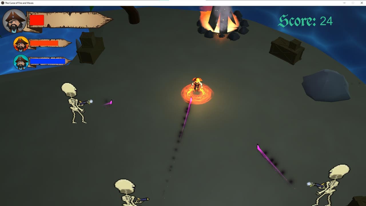 The Curse of Flames and Waves screenshot 3