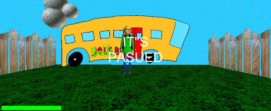 Baldis Basics Songkran Field Trip Demo 1.1 screenshot 2