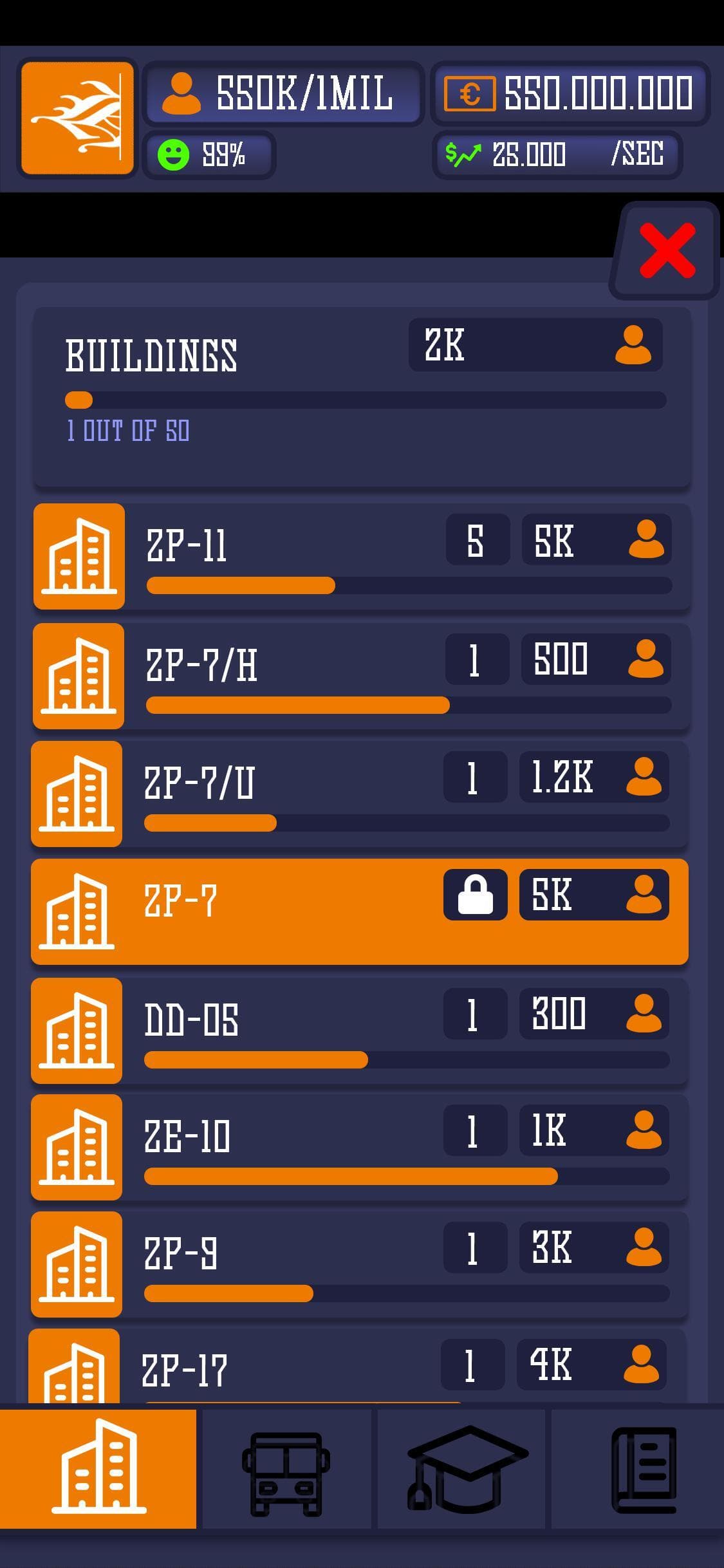 3D Idle Hanze Manager screenshot 2