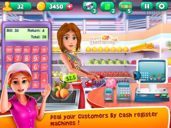 Thanksgiving Supermarket Store - Time Managament screenshot 2