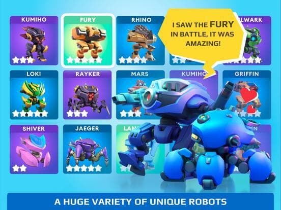 Little Big Robots. Mech Battle screenshot 4