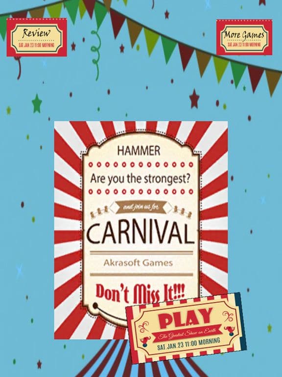 Hammer carnival button clicker screenshot 3