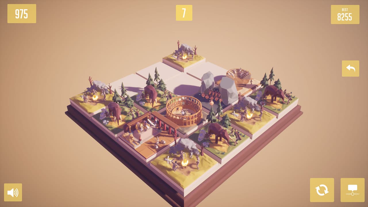 History2048 - 3D puzzle number game screenshot 5