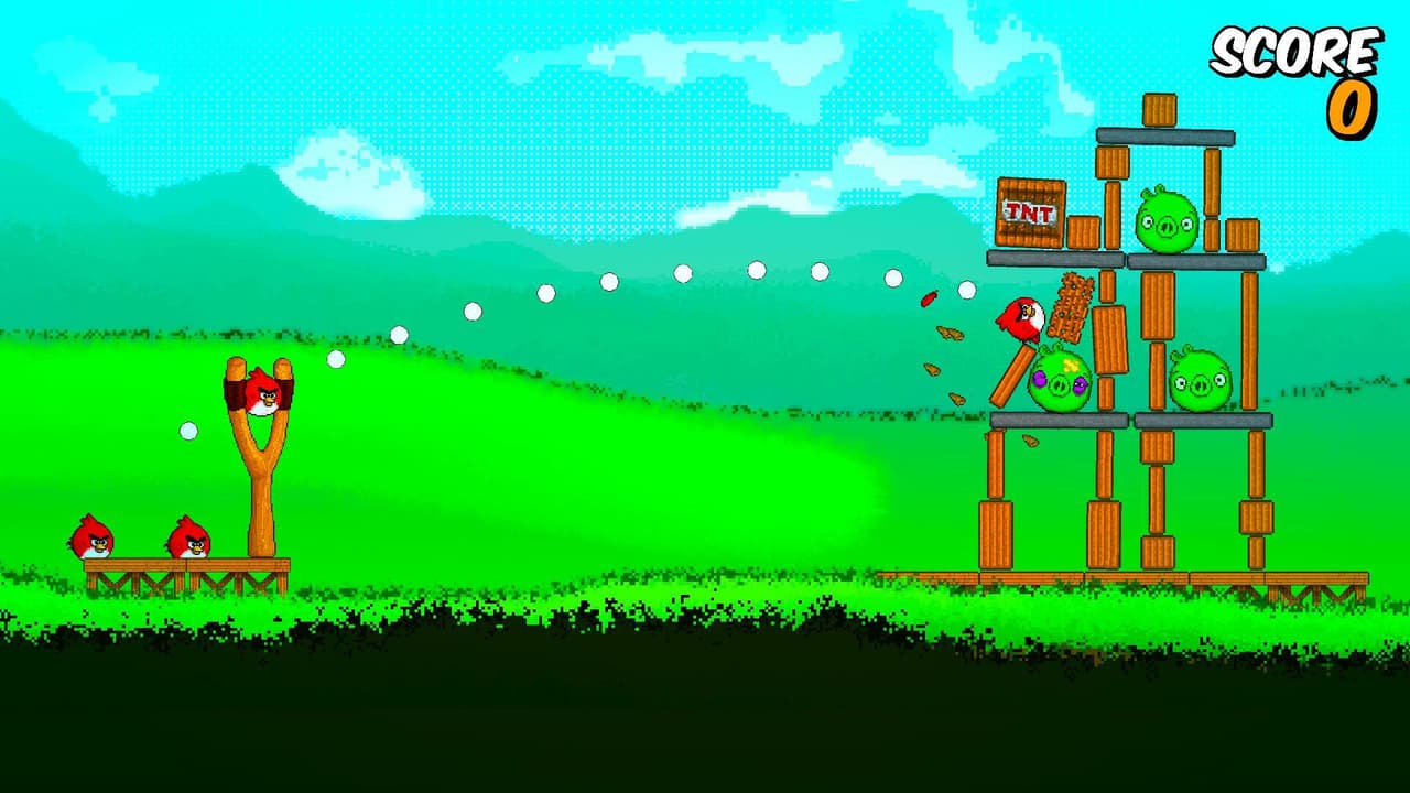 Hyper Day 3 - Angry Birds (Pixel Art version) screenshot 3