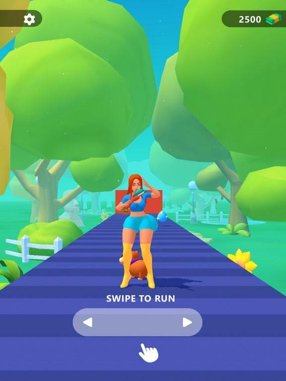 Squirt Gun Girl: Garden Runner screenshot 2