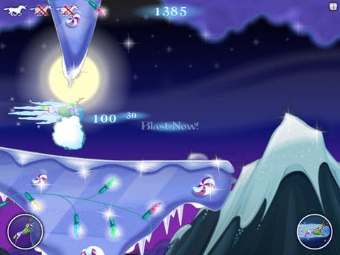 Robot Unicorn Attack Christmas Edition screenshot 4