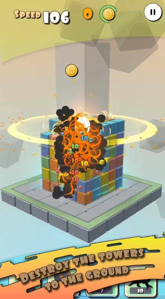 Tower block crash 3D screenshot 3