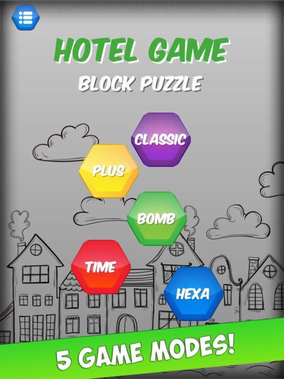 Free Block Puzzle Hotel - Train Your Brain screenshot 2